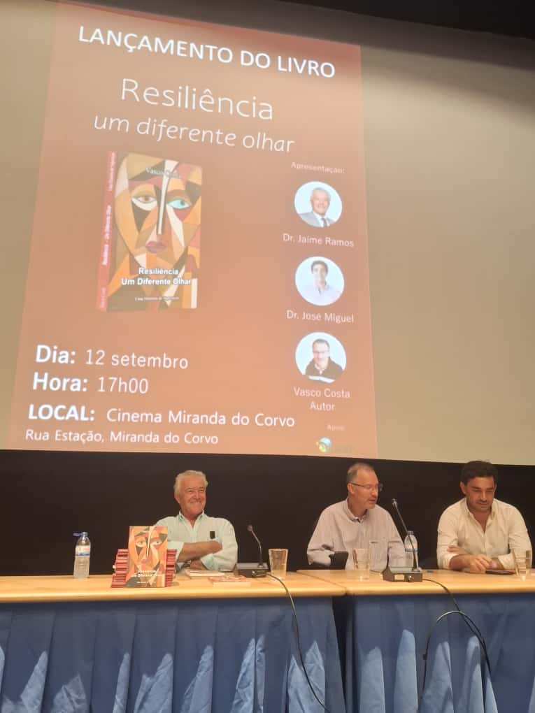 Fundação ADFP acolheu lançamento do livro de Vasco Costa “Resiliência – Um Diferente Olhar”, no Cinema de Miranda do Corvo
